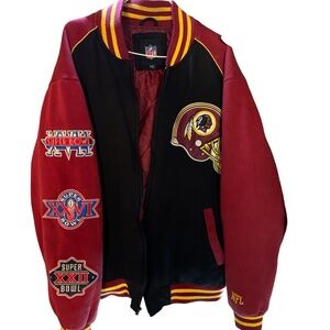 Retro Redskins Championship Bomber Jacket